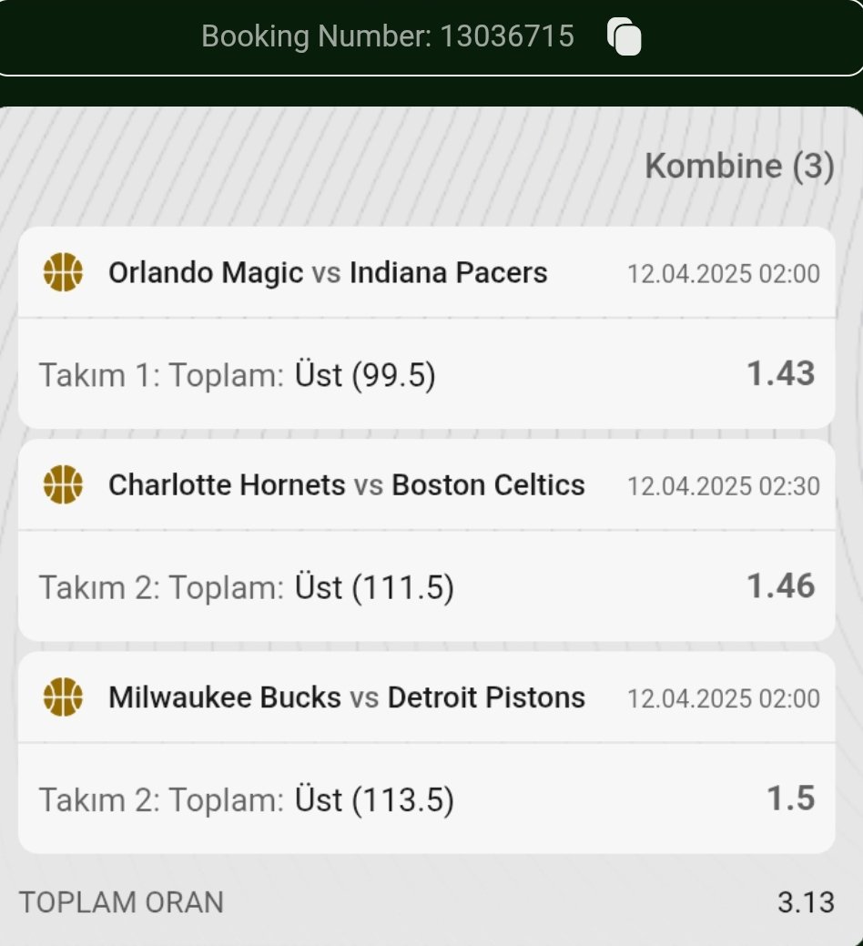 antebaba1's tweet photo. 🇺🇸 NBA

13036715

Bol şanslar. https://t.co/YN4J9ttPh3