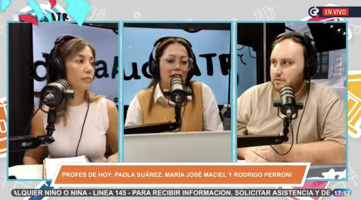 📢#EducaATR • 🔴 #ENVIVO
•El espacio ideal para aprender y debatir sobre educación. 📚✨
De lunes a viernes de 17 a 18📻🔊

Miranos en vivo👇🏼
youtube.com/live/I6m6tapG5…