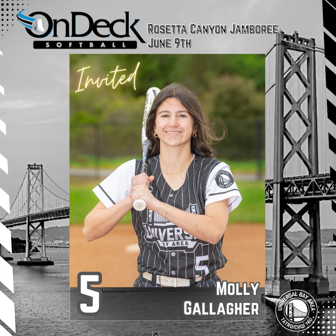 Molly Gallagher (@mgallagher2027) on Twitter photo Thank you <a href="/ondecksoftball/">OnDeck Softball 🥎</a> for this amazing opportunity to showcase my skills at the Rosetta Canyon Jamboree on June 9th! Thank you <a href="/ondecksoftball/">OnDeck Softball 🥎</a> for this amazing opportunity to showcase my skills at the Rosetta Canyon Jamboree on June 9th!