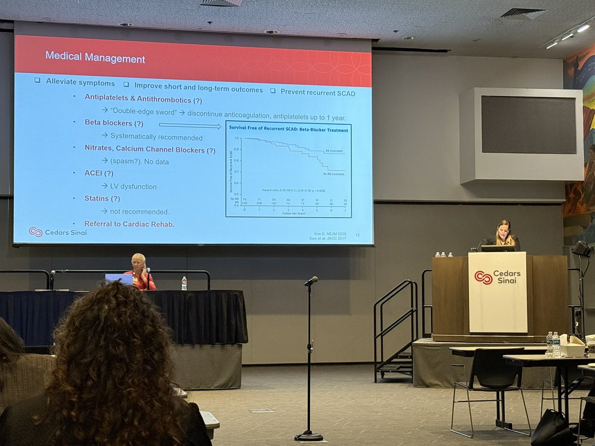 Smidt Heart Institute at Cedars-Sinai (@smidtheart) on Twitter photo Great case presentation from <a href="/AnaIribarren10/">Ana Iribarren, MD</a> on the diagnosis and therapeutic approach on #SCAD
<a href="/CMECedarsSinai/">CME Program at Cedars-Sinai</a> Great case presentation from <a href="/AnaIribarren10/">Ana Iribarren, MD</a> on the diagnosis and therapeutic approach on #SCAD
<a href="/CMECedarsSinai/">CME Program at Cedars-Sinai</a>