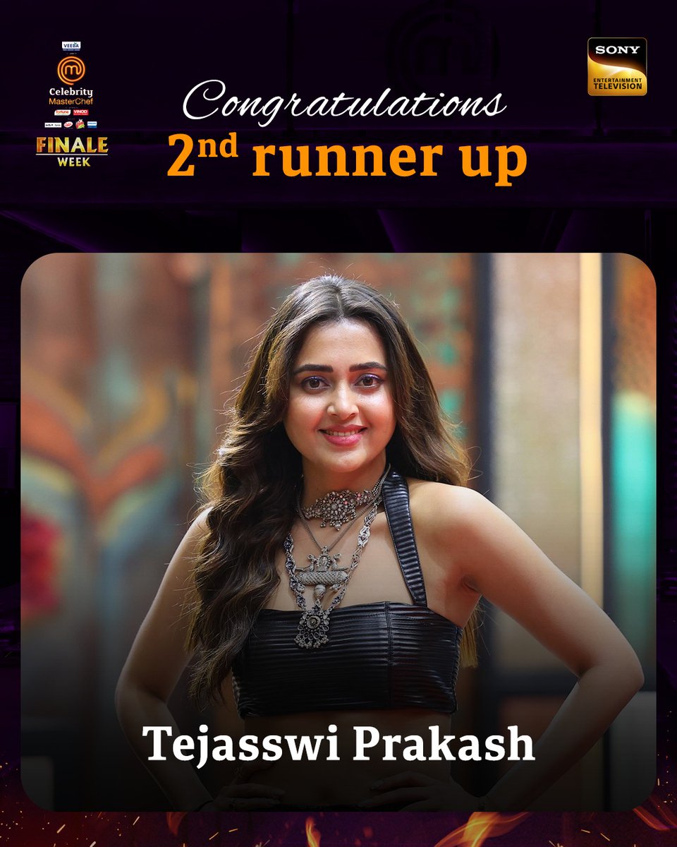From making it to Chef Vikas’s restaurant to making it to every Indian’s heart- Our 2nd runner up, Tejasswi Prakash- You proved cooking is your true passion ❤️‍🔥

(Celebrity MasterChef, Masterchef, Tejasswi Prakash, celebrity, cook)

#CelebrityMasterChef #SonyTV
