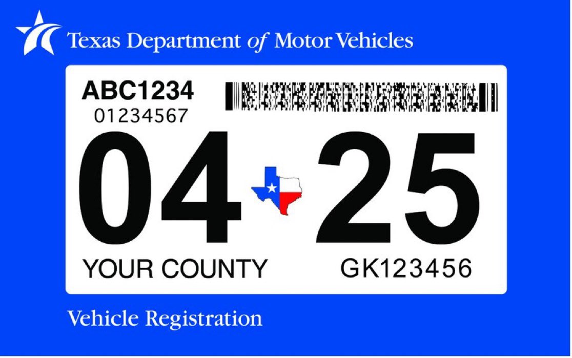 It's time to renew your Texas vehicle registration if it expires in April 2025.

Visit txdmv.gov/motorists/regi… for information on how to renew your registration and recent changes to the state vehicle safety inspection program.

Emissions inspection requirements remain unchanged.