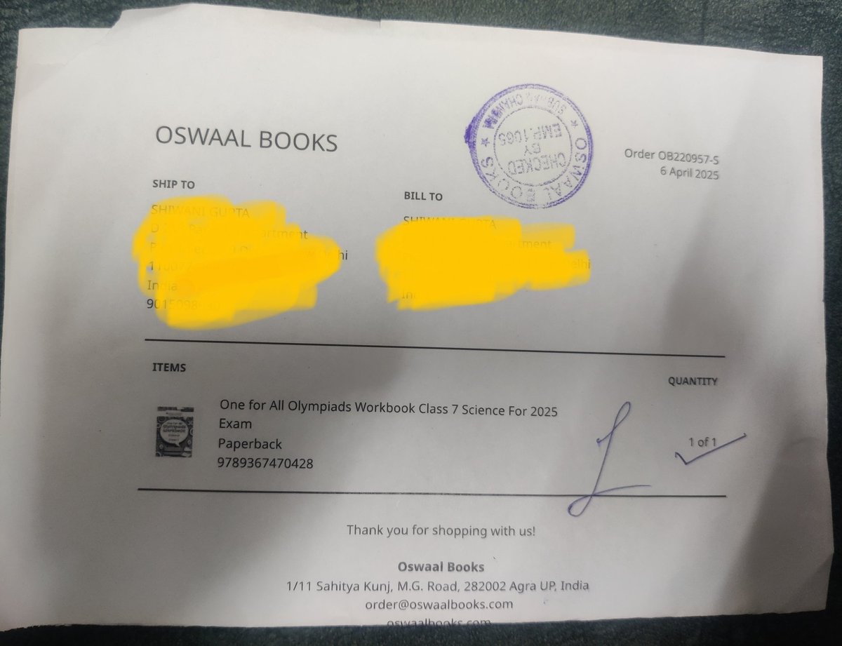 grohit1's tweet photo. @oswaal_books ordered Olympiads workbook science 7th class. 
But received the faulty book. 
The cover is of science but from inside it's mathematics. 
Done email also for same but no reply. 
Please return the money asap otherwise I had to make a complaint to consumer court. https://t.co/Tu5qXnavQR
