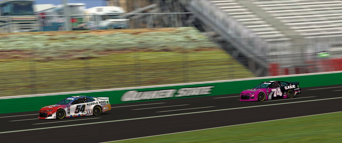 SCR_NR2003's tweet photo. Aria Carmona &amp; Dunn LaPradd logged laps yesterday at Atlanta for @IFAR_NR2003 midseason testing - the pair cutting up through the field &amp; gaining valuable track time!

#essereSCR💙 https://t.co/BY3GsHse12