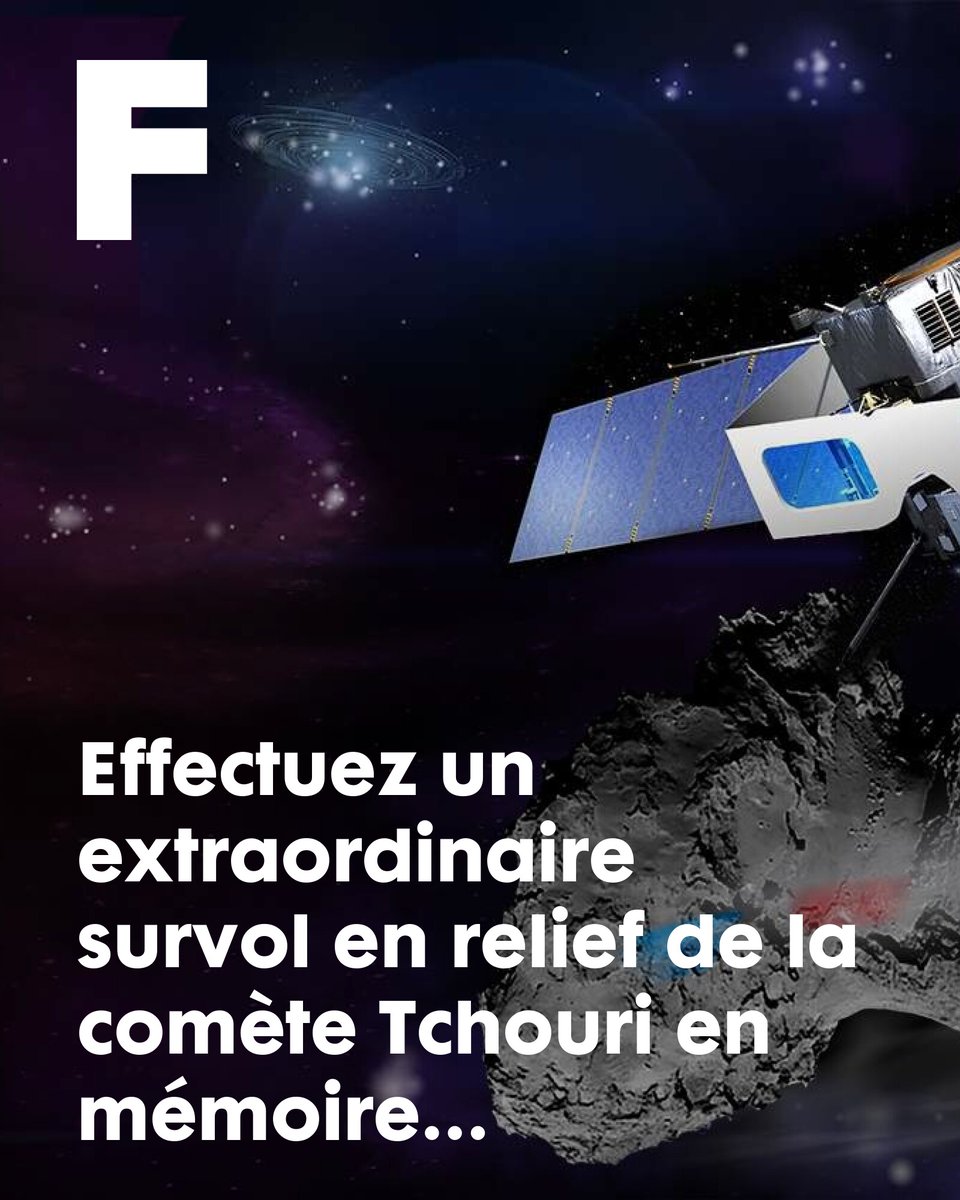 Effectuez un extraordinaire survol en relief de la comète Tchouri en mémoire de l'astronome ukrainienne qui la découverte
➡️ l.futura-sciences.com/eY