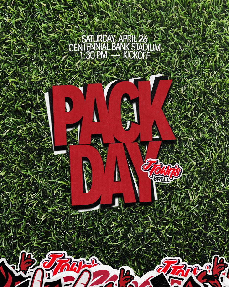 ๐ฅ๐ช๐ (@astaterwf) on Twitter photo ๐๐ข๐ข๐ง๐๐๐๐ ๐๐ฆ ๐๐๐๐ โ๏ธ
Arkansas State Footballโs annual Pack Day spring game is ๐ฆ๐๐ง๐จ๐ฅ๐๐๐ฌ, ๐๐ฃ๐ฅ๐๐ ๐ฎ๐ฒโ๐ฆ๐๐ฉ๐ ๐ง๐๐ ๐๐๐ง๐ and be on the lookout for the full ๐ฃ๐๐๐ ๐๐๐ฌ events schedule in the coming days. ๐
While we have youโhave you purchased ๐๐ข๐ข๐ง๐๐๐๐ ๐๐ฆ ๐๐๐๐ โ๏ธ
Arkansas State Footballโs annual Pack Day spring game is ๐ฆ๐๐ง๐จ๐ฅ๐๐๐ฌ, ๐๐ฃ๐ฅ๐๐ ๐ฎ๐ฒโ๐ฆ๐๐ฉ๐ ๐ง๐๐ ๐๐๐ง๐ and be on the lookout for the full ๐ฃ๐๐๐ ๐๐๐ฌ events schedule in the coming days. ๐
While we have youโhave you purchased