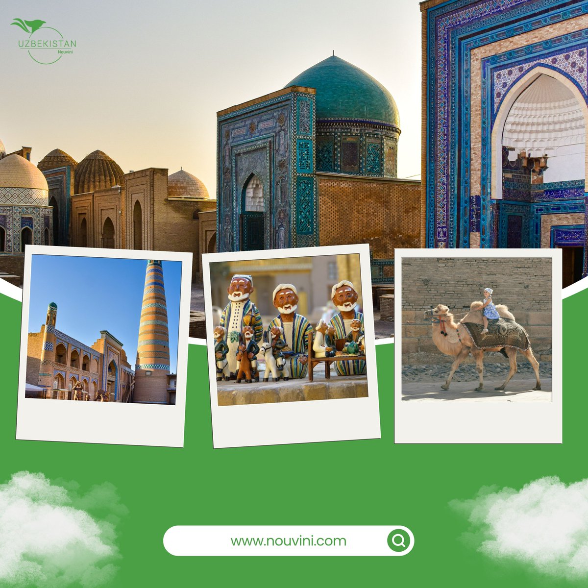 Plongez dans l’histoire de l’Ouzbékistan, une perle de la route de la soie. 🕌
 Des mosquées imposantes de Samarcande aux marchés colorés de Boukhara, nos experts locaux vous guideront à chaque étape.
 👉 Contactez nos experts pour une aventure unique.
ouzbekistan.nouvini.com/demande-de-dev…