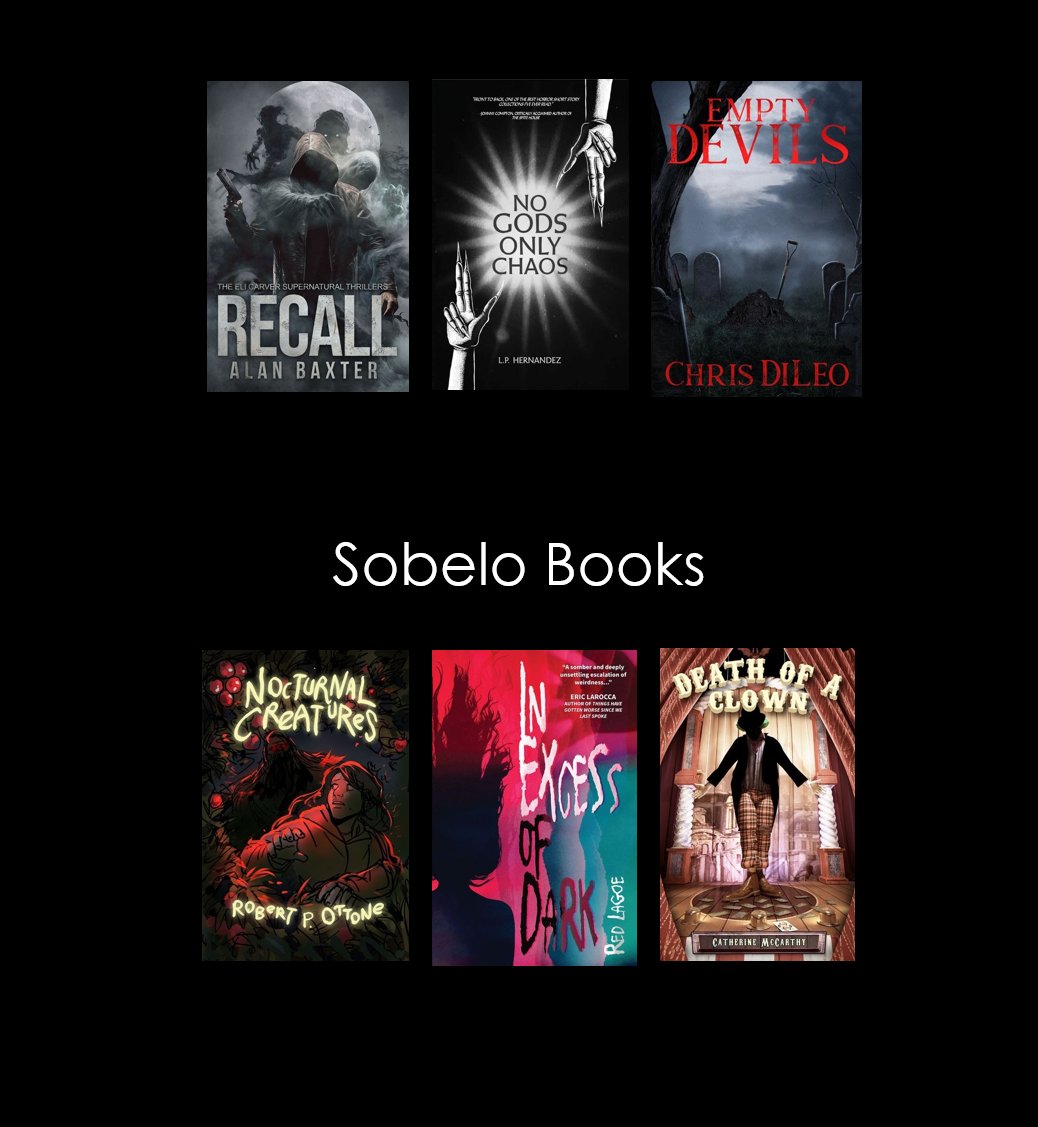 I did not want the week to end without giving a shout out to a great, new indie publisher- Sobelo Books!

The name Sobelo is inspired by the phrase "As above, so below; as below, so above." which is derived from the Hermetic text, Emerald Tablet. Very cool!

Check out Sobelo’s