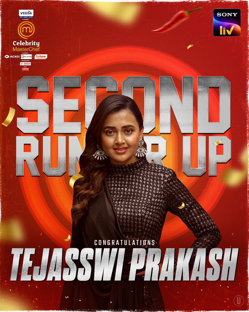 She plated memories, not just meals. From the heart to the heat — <a href="/tejasswiprakash/">Tejasswi Prakash</a> is our second runner-up for Celebrity MasterChef! 💖👩‍🍳

#CelebrityMasterChef #MasterChefIndia #CelebrityMasterChefOnSonyLIV #StayTuned #seetibajegi