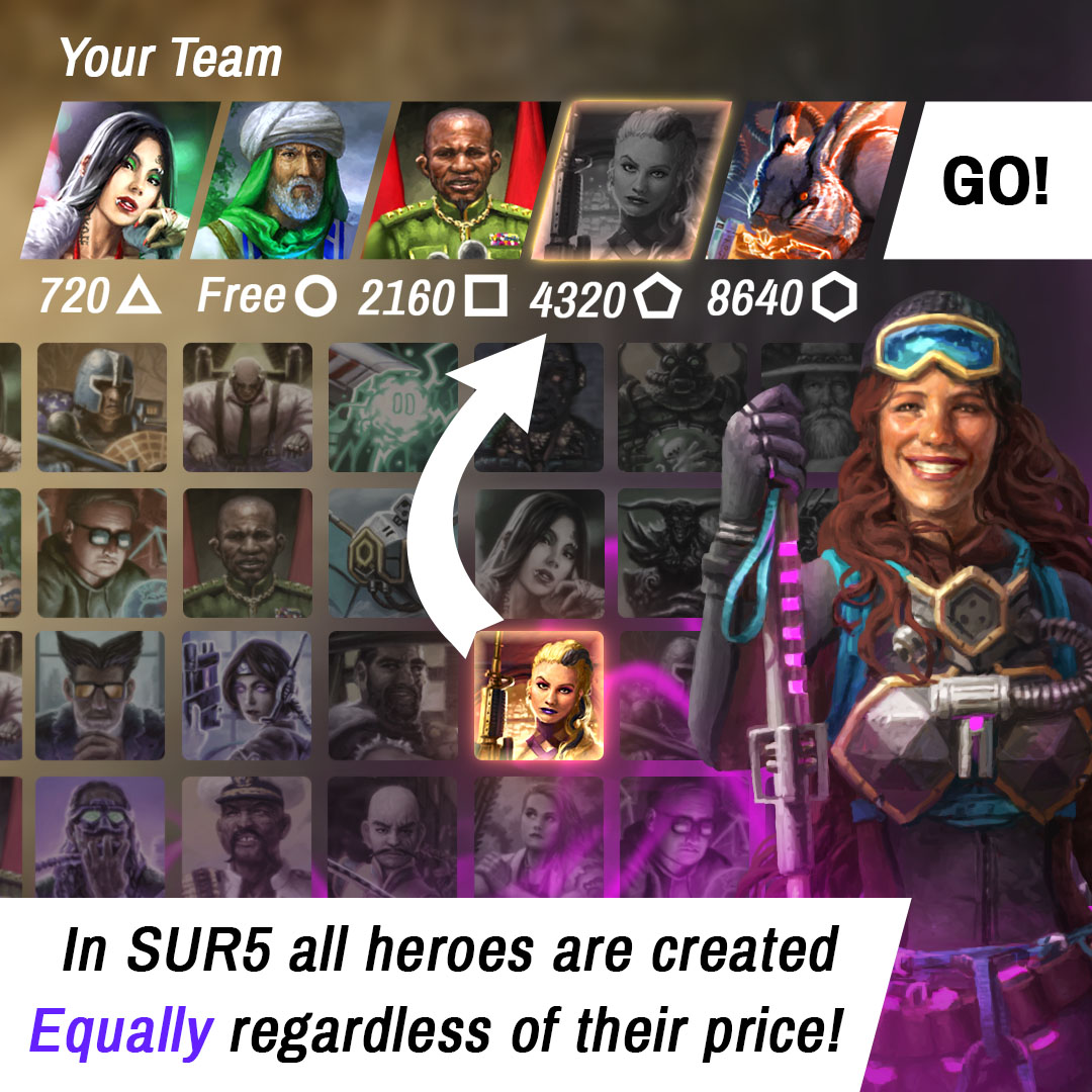 playsur5's tweet image. More expensive Survivors might look overpowered and scarry, but deep inside they are all equally strong 💪 💪 💪 

#Overpowered #Strength #GamingCommunity #GameBalance #GamerLife #PowerLevel #EqualStrength #StrengthInUnity #tcg #deckbuilding #freetoplay #fyp #sur5