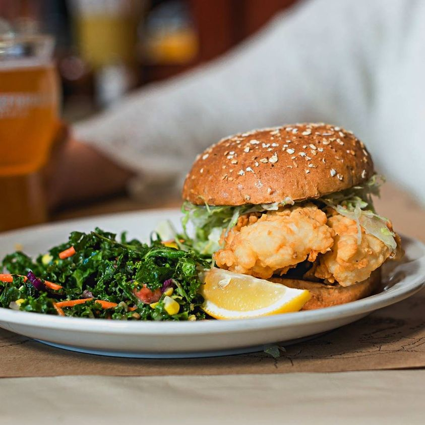 TedMontanaGrill's tweet photo. This Fish Friday, dive into our Absolute Best Fish Sandwich, featuring lightly breaded cod and chive caper tartar sauce. #OnlyAtTeds https://t.co/AdUklTNbkP