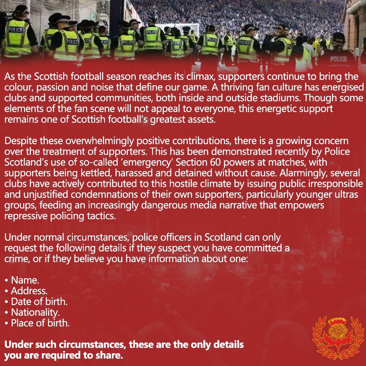 ultras_thistle's tweet photo. https://t.co/sVuZmmu4DA