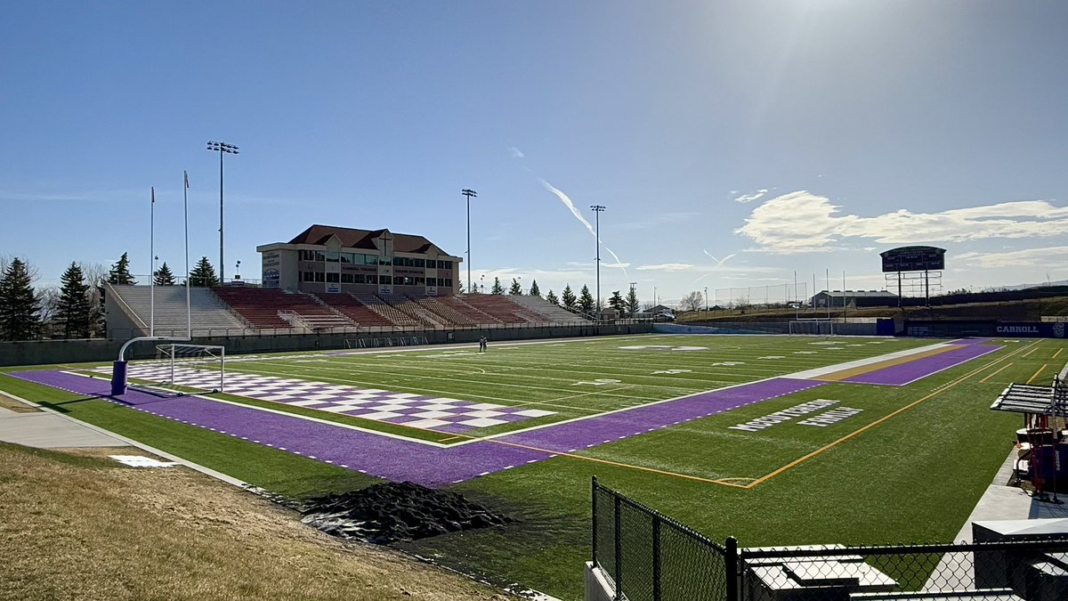 College Football Campus Tour (@cfbcampustour) on Twitter photo 🏟️ Nelson Stadium Visit 🏟️
📍 Helena, Montana
🏠 Carroll College <a href="/FootballCarroll/">Carroll College Football</a>
🕰️ Opened in 2000
🪑 4,812 seats
#MarchOn #NAIABall 🏟️ Nelson Stadium Visit 🏟️
📍 Helena, Montana
🏠 Carroll College <a href="/FootballCarroll/">Carroll College Football</a>
🕰️ Opened in 2000
🪑 4,812 seats
#MarchOn #NAIABall