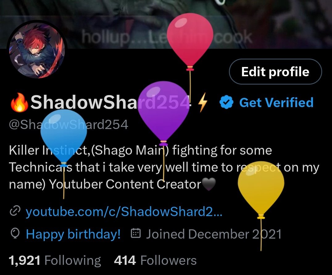 ShadowShard254's tweet photo. Im 21 years old. I never thought to be an official adult. i want to thank u all for the support and love, though all these years, what i been through, thank u all 💗🔥💯 #Killerinstinct #Xbox #XboxSeriesX #Playki #FGC #Shago #birthdayboy #Hype #Gaming https://t.co/uat9w6y7KL