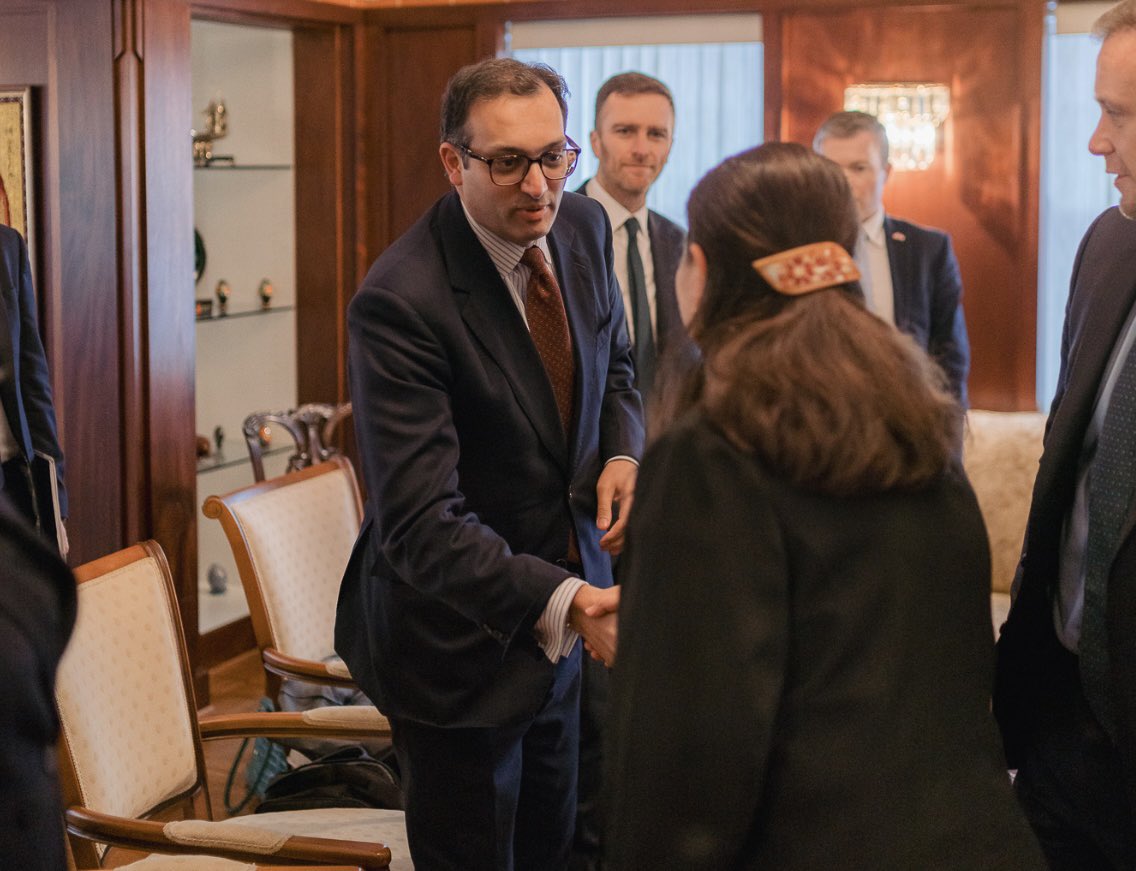 🇺🇦🇺🇸 During my recent visit to Washington with <a href="/BritainLeads/">Coalition for Global Prosperity</a>, I had the honour of meeting <a href="/OMarkarova/">Oksana Markarova</a>, Ukraine’s Ambassador to the United States, at the Ukrainian Embassy.
