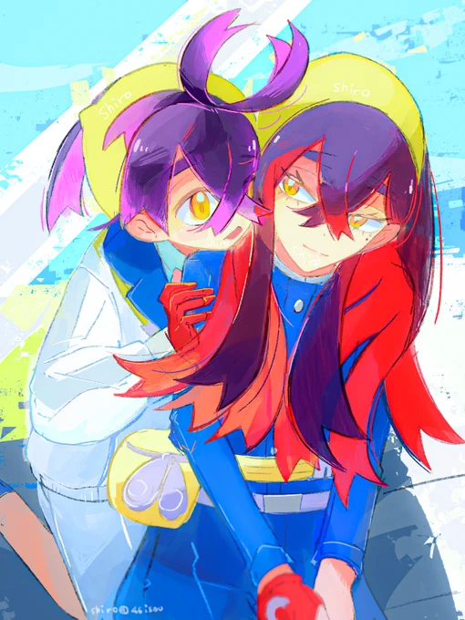 仲良し姉弟らくがき〜