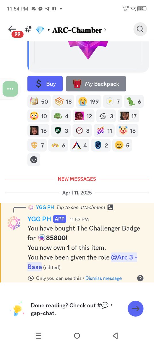 rg272988's tweet photo. Arc 3 Base badge unlock . This is the only arc points I could manage. I'll make up for it next season. Thanks, YGG. @yggpilinas @yieldguild #YGGGAPS9 #YGGPHARC3 https://t.co/yHybvDvpkY