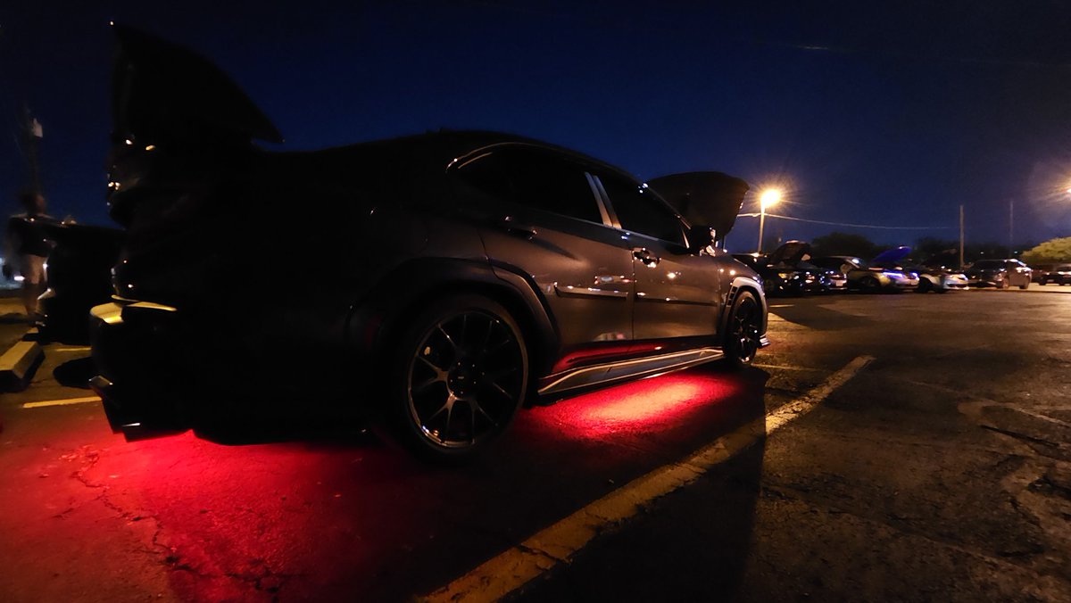 Car show season is back here in Texas for the WRX

Need for speed underground did irreparable things to my brain, but at least the underglow is on now.