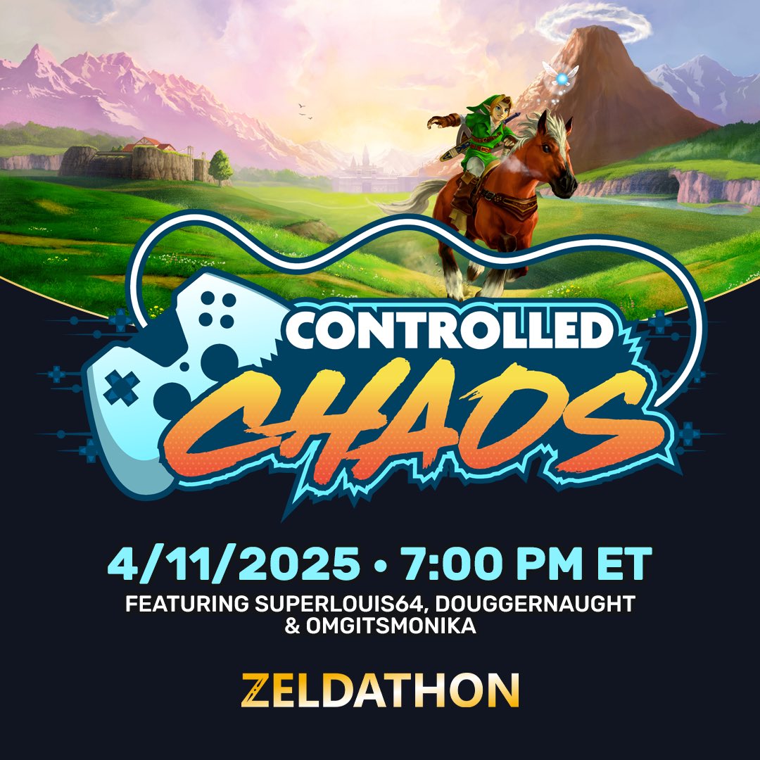 We’re SO BACK 🚨🚨🚨

A special episode of Controlled Chaos will be live on our Twitch channel tonight at 7 PM ET! 

Tune in to see what <a href="/SuperLouis_64/">Super Louis 64 ⚒️</a>, <a href="/DouggernaughtTV/">:Doug</a>, and <a href="/omgitsmonika/">omgitsmonika 🦝</a> get up to! 🎮