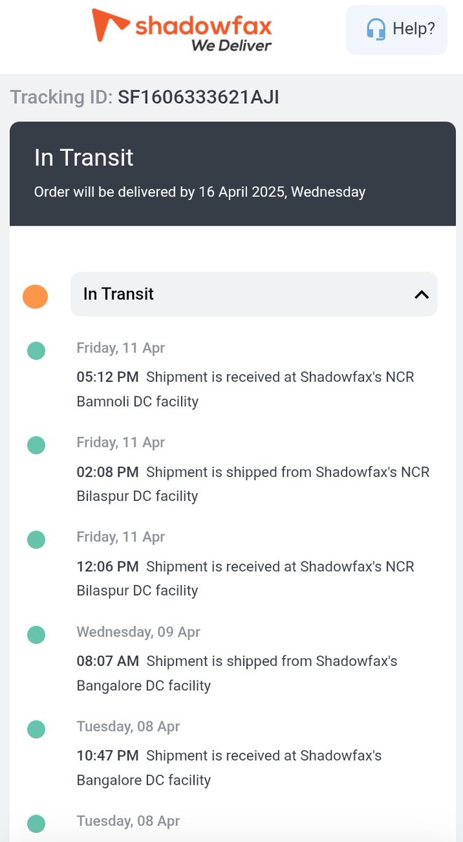 <a href="/AJIOLife/">AJIO</a> My order is delayed by 5 days and option to cancel the order is not available. 

What if I had ordered this for an occasion which is far gone by when it arrives all because of your delayed service.

Care to extend any cooperation?