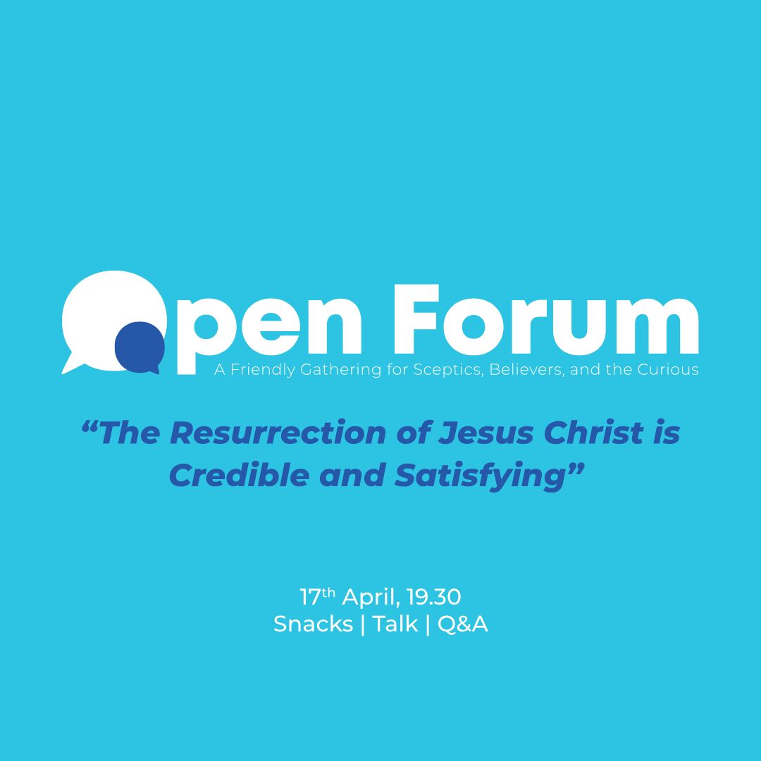 stcsfreechurch's tweet image. The resurrection of Jesus Christ is credible and satisfying. Got questions? Come chat to us about it at Open Forum.
Our minister will give a short talk after which the floor is open for questions & debate.
19.30 at St Columba's // Thursday 17th April.