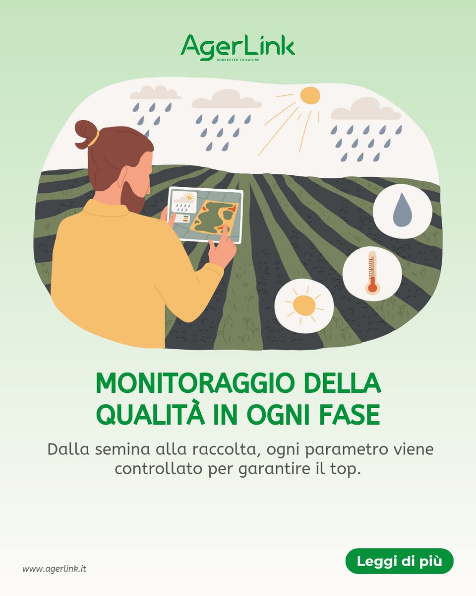 AgerLink_it's tweet photo. Dalla semina al punto vendita, ogni fase è monitorata e certificata digitalmente.
AgerLink garantisce qualità e tracciabilità alimentare.
#AgerLink #Tracciabilità #AgricolturaDigitale #FoodSafety #Certificazioni https://t.co/RFjrlPXI09
