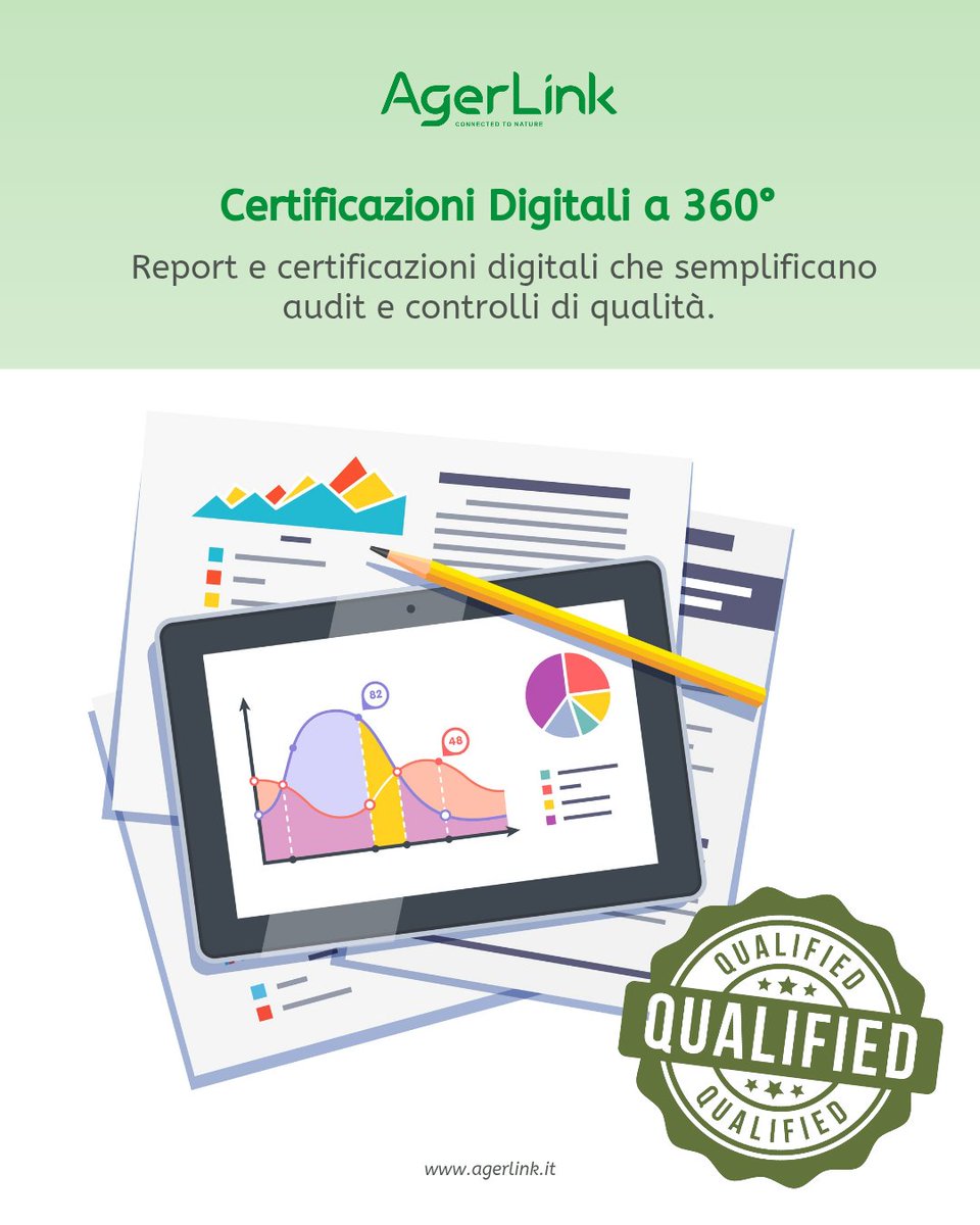 AgerLink_it's tweet photo. Dalla semina al punto vendita, ogni fase è monitorata e certificata digitalmente.
AgerLink garantisce qualità e tracciabilità alimentare.
#AgerLink #Tracciabilità #AgricolturaDigitale #FoodSafety #Certificazioni https://t.co/RFjrlPXI09