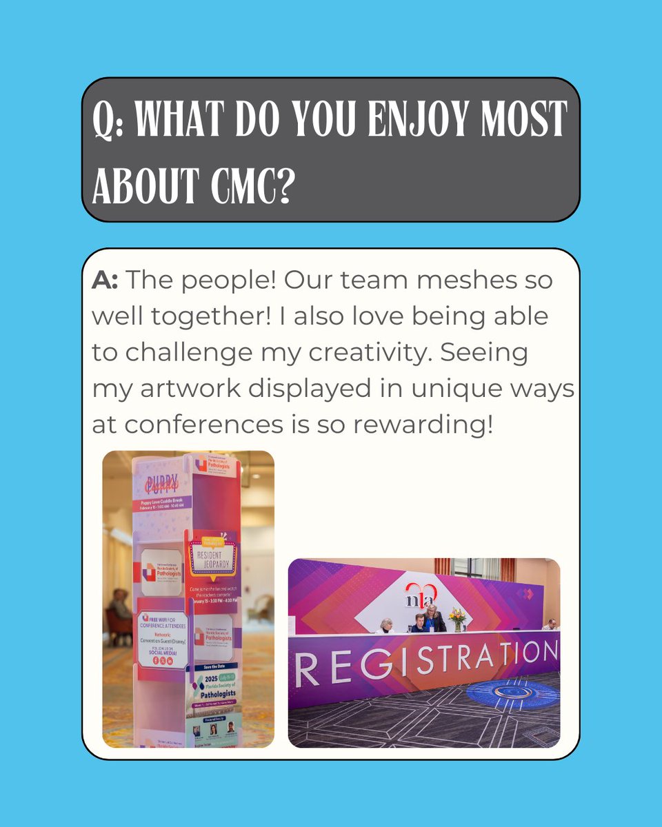 CompassManagem1's tweet photo. This week's #CMCSpotlight shines on Celia, our Associate Director of Communications! 🔦🌟

Her creativity, eye for detail, &amp; standout graphic design skills bring every project to life. We’re so lucky to have Celia on the team!🎨 #CMCFamily #EmployeeSpotlight https://t.co/OU7dvrL7eU
