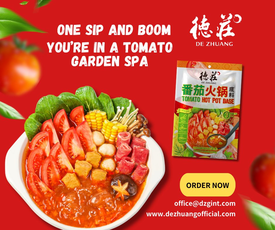 chineseflavors's tweet photo. Freshness so intense, your taste buds will need sunglasses!

Visit https://t.co/oY2iWyL15V and become a master of Sichuan Cuisine! Drop an email to office@dzgint.com to get to know us!⁠

#chinesefood #asianfood #hotpot  #tomato #tomatohotpot #chongqinghotpot #dezhuang https://t.co/UnyoRamuFM