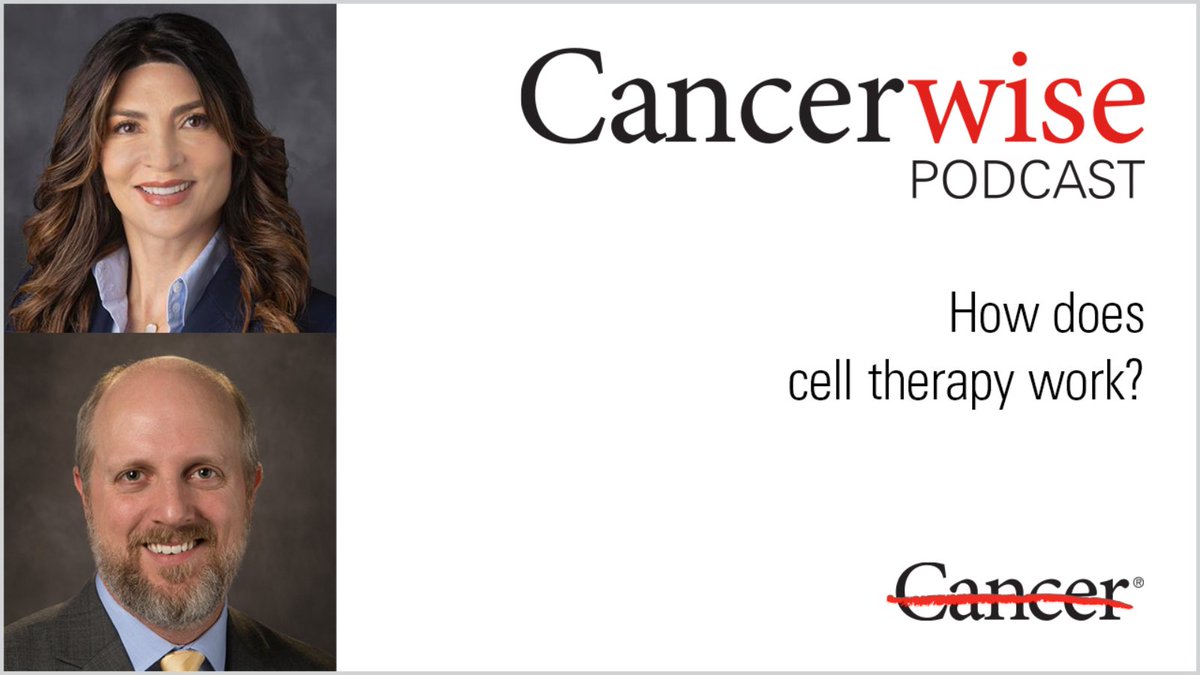 On this episode of the Cancerwise podcast, Drs. Scott Kopetz and Katy Rezvani break down cell therapy and the different ways to engineer cells for certain disease types.

They discuss the advancements that may help patients get treatment sooner: brnw.ch/21wRWpg #EndCancer