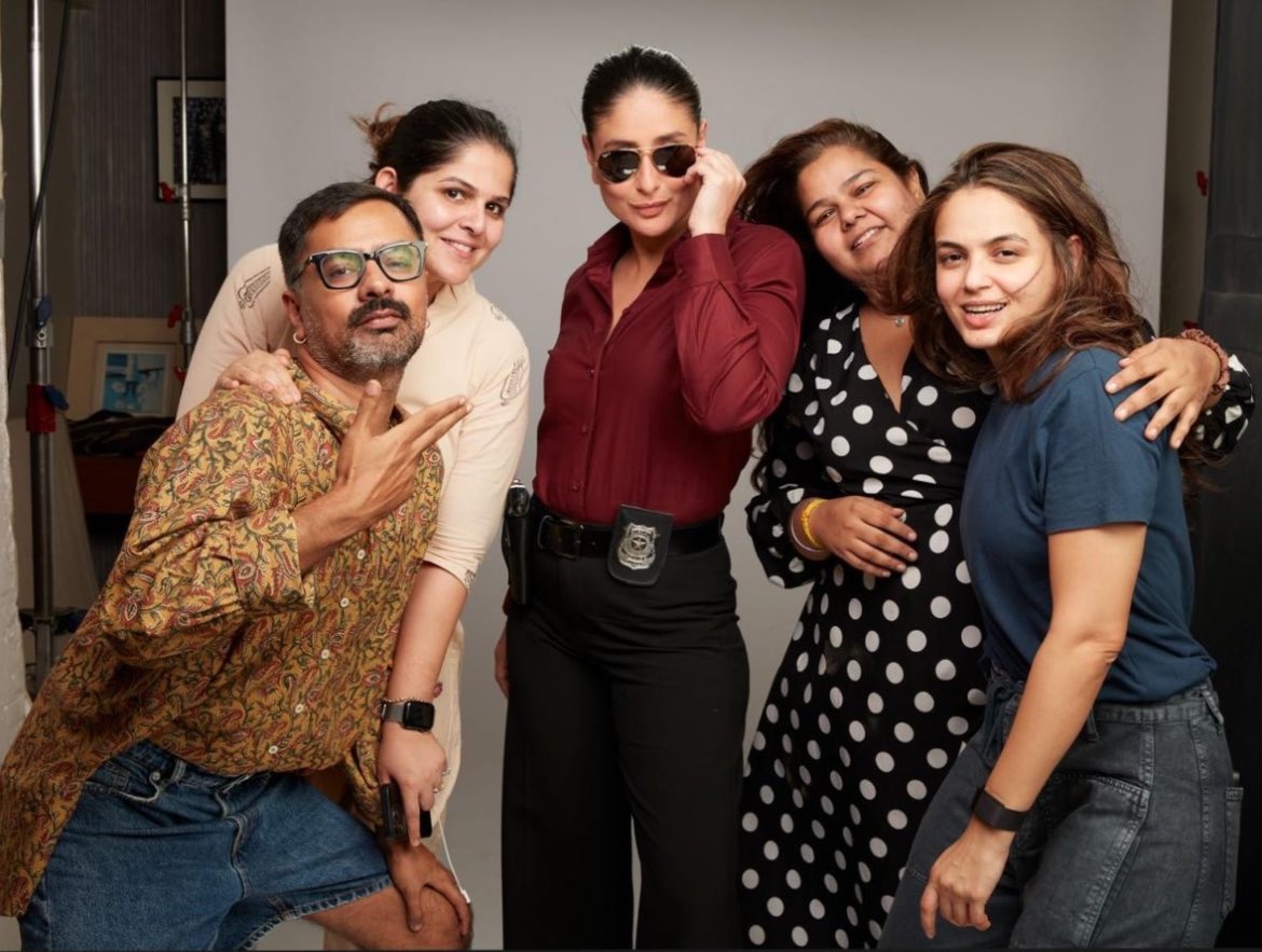 Kareena with her team