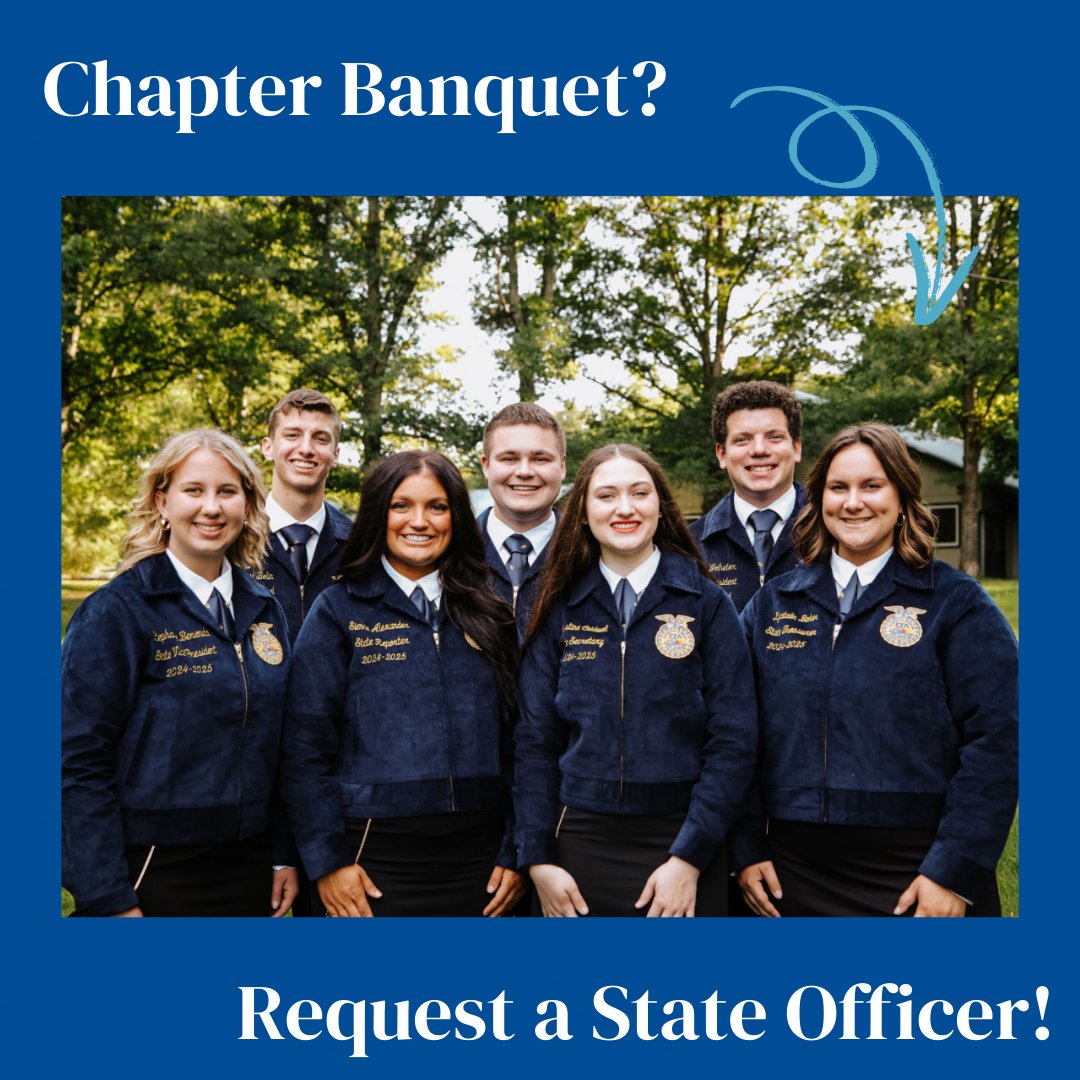 There’s still time to submit your requests for State Officers to attend your chapter’s banquet! Don’t miss out on the opportunity to have our officers be a part of your celebration. Submit your request today!