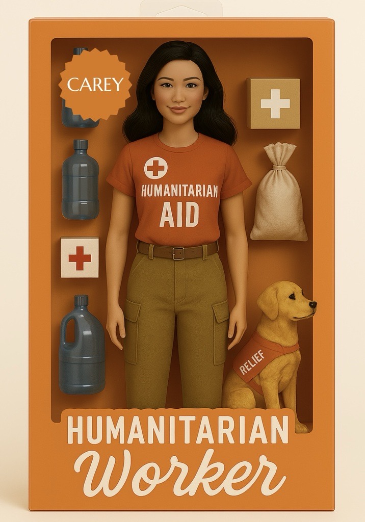 CARE's tweet photo. This Barbie is out here saving lives. 🧡
#barbie #aibarbie #humanitarianaid #humanitarianworker https://t.co/AbTKEtUtfy