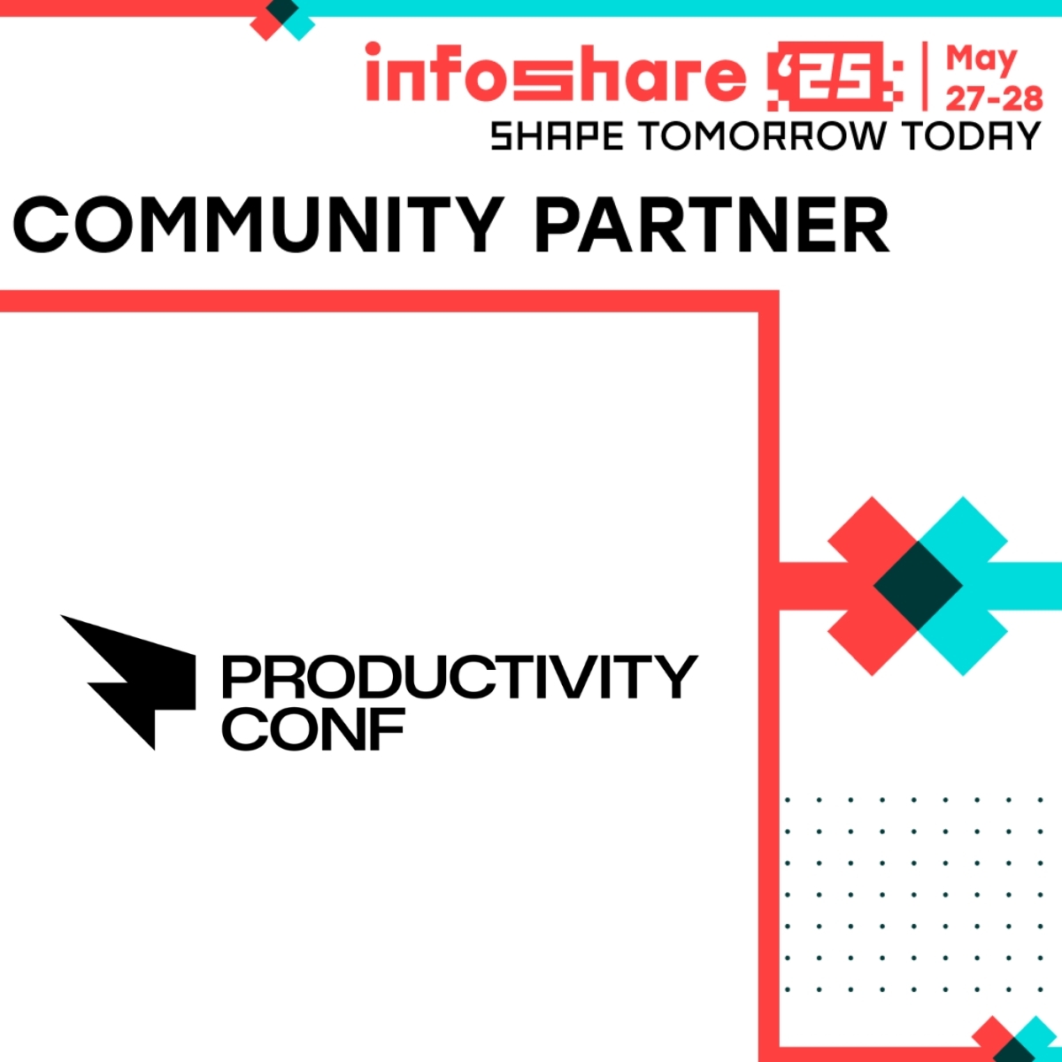 GitNation - Productivity Conf  x <a href="/infosharepl/">infosharepl</a>🤝

📅 May 27-28, 2025 in Gdańsk – Poland’s biggest tech conference is back. It’s a space where business &amp; tech leaders come together to #ShapeTomorrowToday

🔥 Get 10% off with the code ISC25-GitNation10
🔗infoshare.pl/?utm_campaign=…