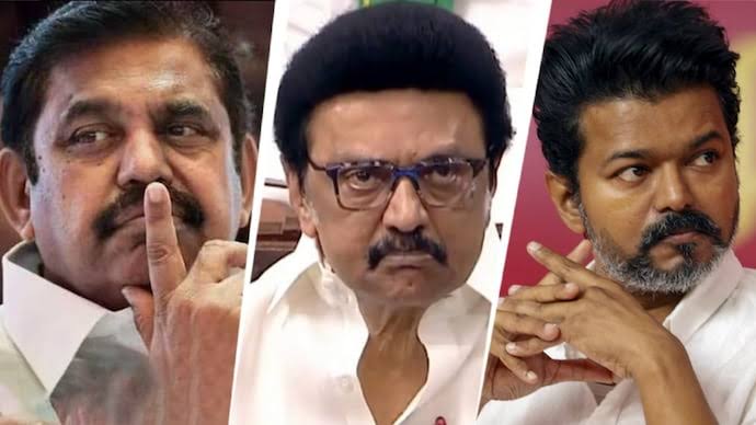 InfiStarMedia's tweet photo. The #ADMKBJPAlliance for 2026 elections has been officially announced. 
So a three cornered fight bw
DMK,#ADMK ,TVK.
Sources also confirm that EPS would reach out to NTK https://t.co/T6b34m7wi4