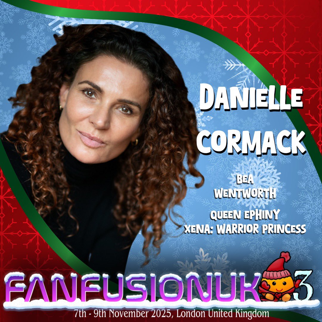 #Wentworth and #Xena fans.  Look who is coming to @FANFUSIONUK Nov 7-9th, 2025 in London UK. Danielle Cormack <a href="/daniellecormack/">DANIELLE CORMACK</a>