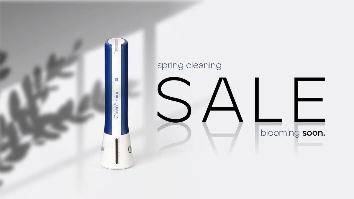 MyTersano's tweet photo. 🪷 Spring is in bloom, and in just a few days, our epic annual Spring Cleaning Sale will be too! 
 
Shop the iClean mini between April 13th to the 20th to steal the deal of the season.
 
Sign up for a reminder → https://t.co/vO6bukLPLX https://t.co/WYhI7X8Wtp
