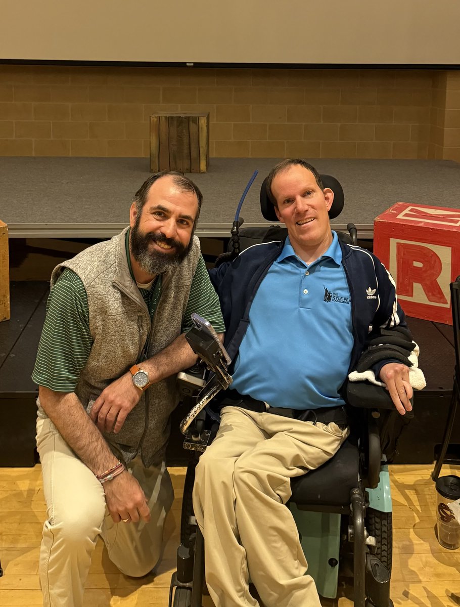 KylePeaseFdn's tweet photo. Thank you to The Westminster School for welcoming Kyle and our team this week! We loved sharing our story and mission with your incredible students. Here's to spreading inclusion, one campus at a time! 💙🙌
#PushingBeyondLimits #InclusionInMotion #KPFOnTheGo https://t.co/dDVdWIstv4