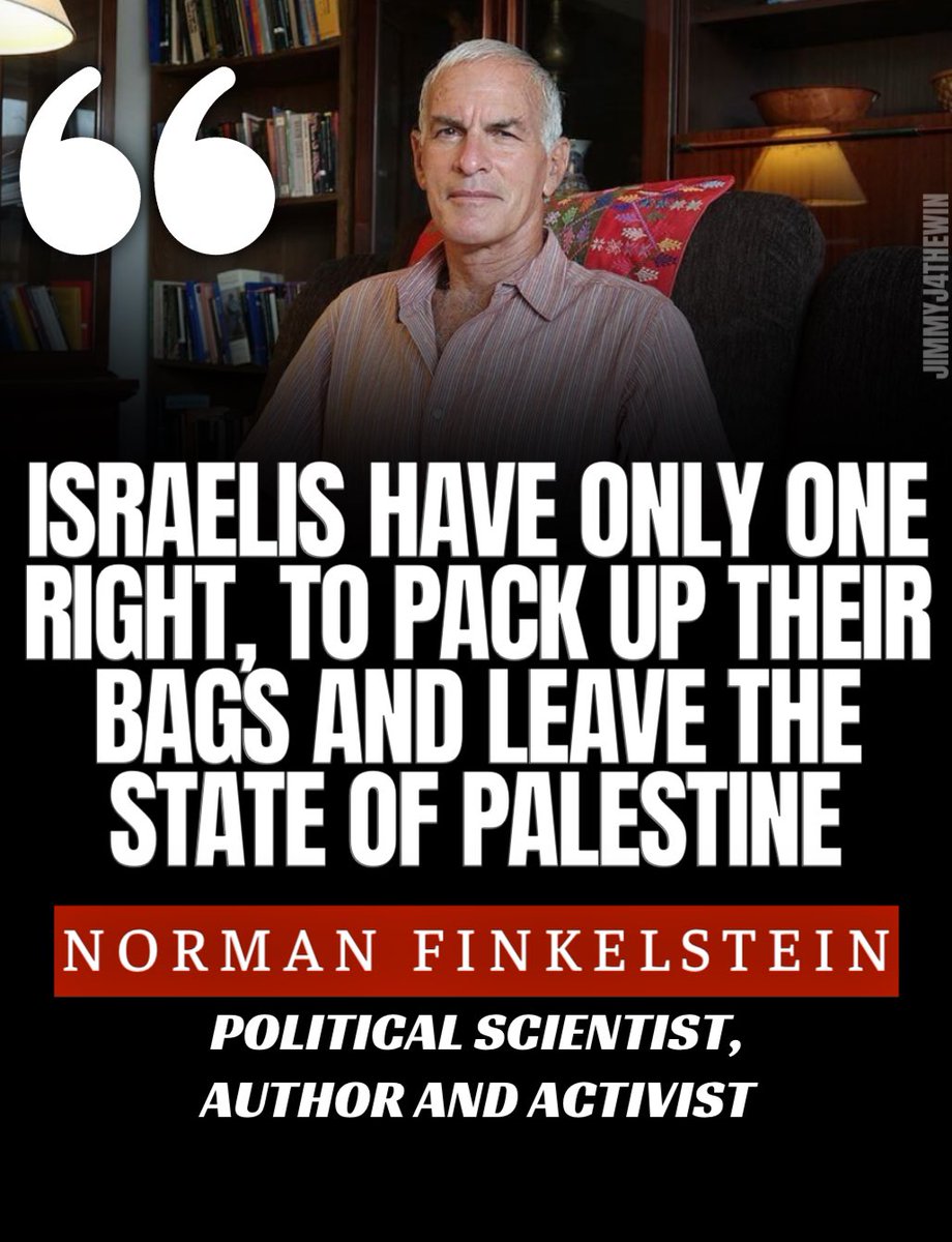 I’m with Norman Finkelstein. 🙌