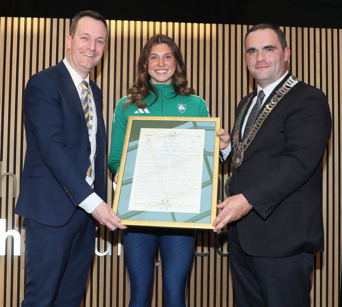 💫 We had a great night in County Hall on Thursday for the Civic Reception in honour of Kate O’Connor and Eve McCrystal, two women who have inspired the entire country with their sporting achievements.