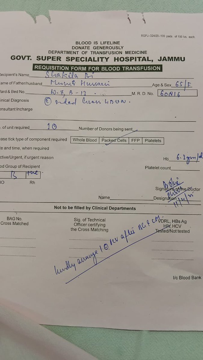 Emergency case:- 
Shakila Bi W/o Munir Hussain 
R/O Dingla 
Blood group:- B positive 
Contact number :- 8492902970
Super Speciality Hospital jammu

<a href="/Jkutblooddonors/">JK UT Blood Donors</a> <a href="/hbdpoonch/">Humanity Blood Donor's Poonch</a> <a href="/TBloodDK/">Team Blood Donors</a> <a href="/BloodDonorsIn/">Blood Donors India</a> <a href="/BloodDonorDelhi/">Blood Donor</a> <a href="/JmuKmrPolice/">J&K Police</a>