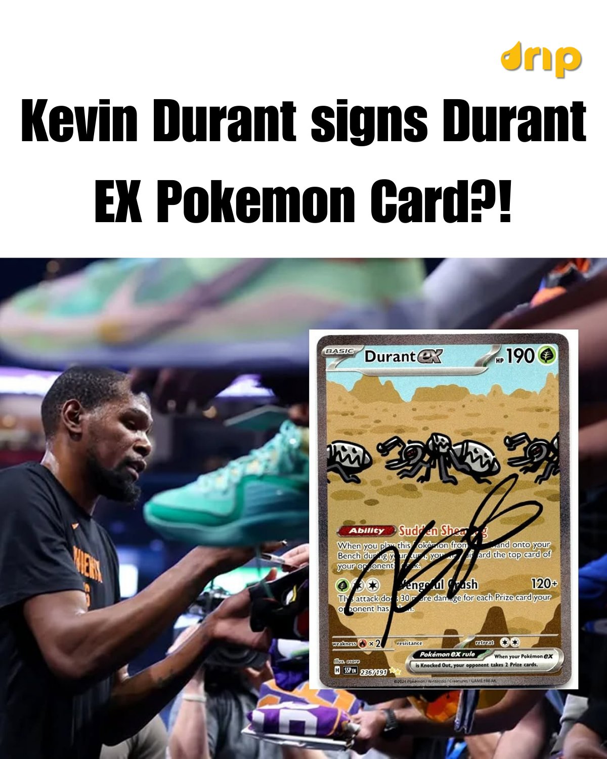 durant pokemon card (184/264) [Sword & Shield: Fusion Strike] – Darkwater Games discard the top card of your opponents deck 2024 Pokemon Scarlet & Violet