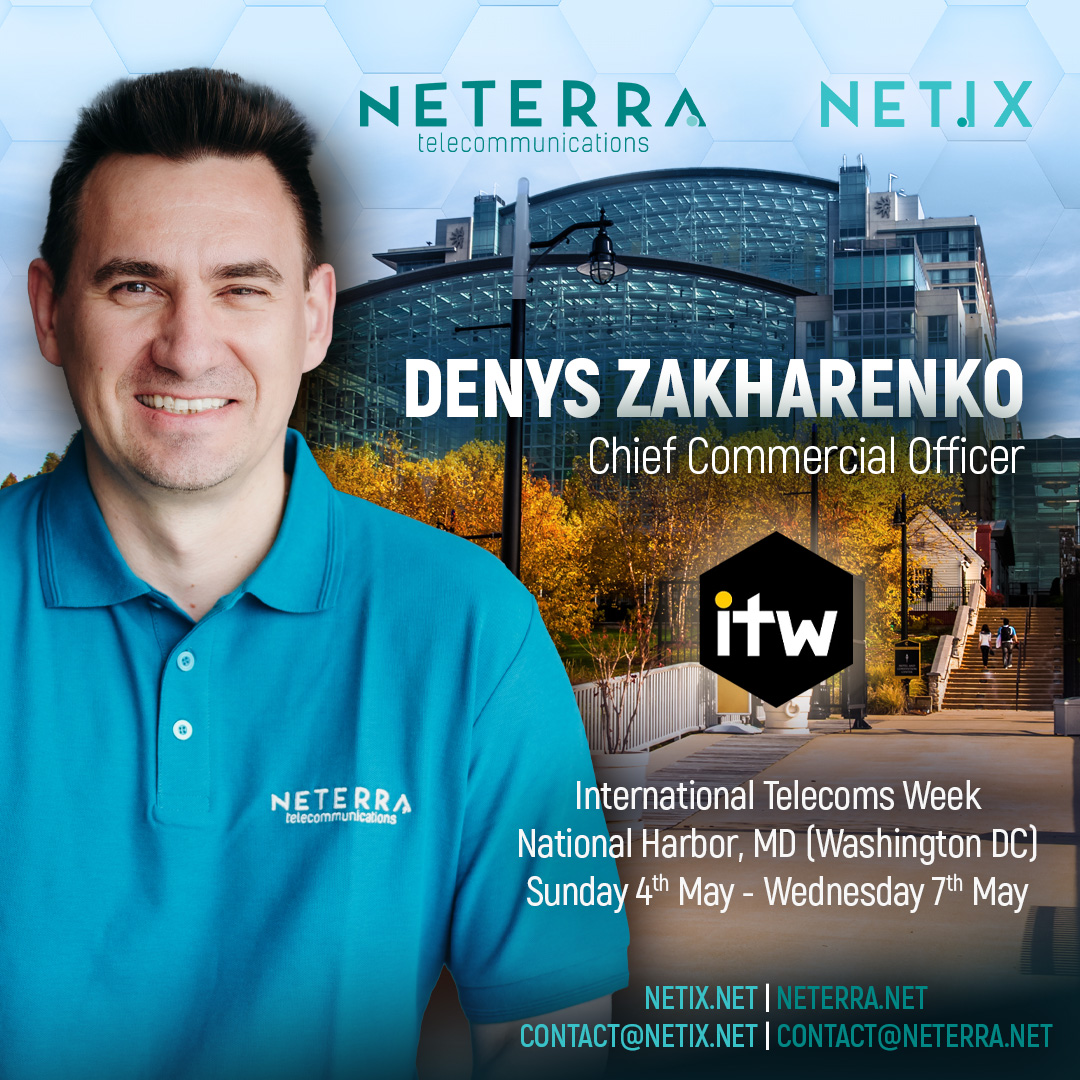 NetIXnet's tweet photo. #NetIX can help you reduce latency, improve performance, increase profitability &amp; global presence - all it takes is 1 cross connect, 1 port &amp; 1 contract. Meet the team at @itwteam next month in #WashingtonDC (#NationalHarbor). 
contact@netix.net
#internet #telecoms @capacitymedia https://t.co/gI37qyGDLM