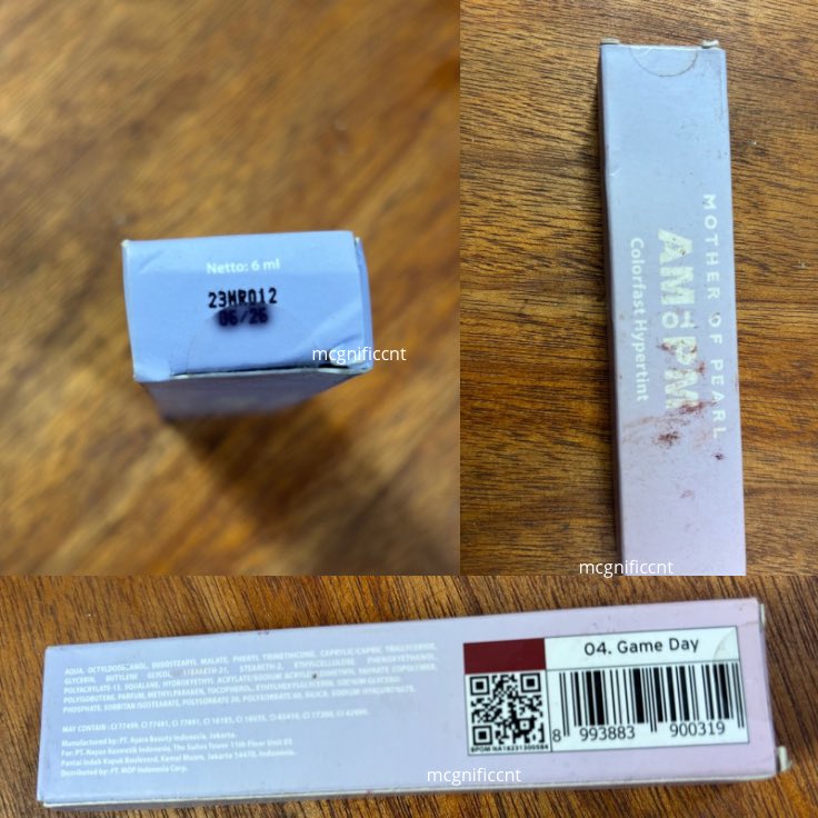 mcgnificcnt's tweet photo. bismillah WTS 
￼MOP - AM to PM Colorfast Hypertint Game Day 50k
ESQA tawar aja via DM

semuanya BARU, belum pernah dipake sama sekali. Emang keliatan udah lama karena numpuk di lemari, ga sadar kalo aku punya ini :”) https://t.co/bPPHjfHDZU