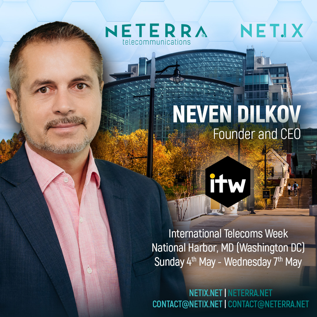 NetIXnet's tweet photo. #NetIX can help you reduce latency, improve performance, increase profitability &amp; global presence - all it takes is 1 cross connect, 1 port &amp; 1 contract. Meet the team at @itwteam next month in #WashingtonDC (#NationalHarbor). 
contact@netix.net
#internet #telecoms @capacitymedia https://t.co/gI37qyGDLM