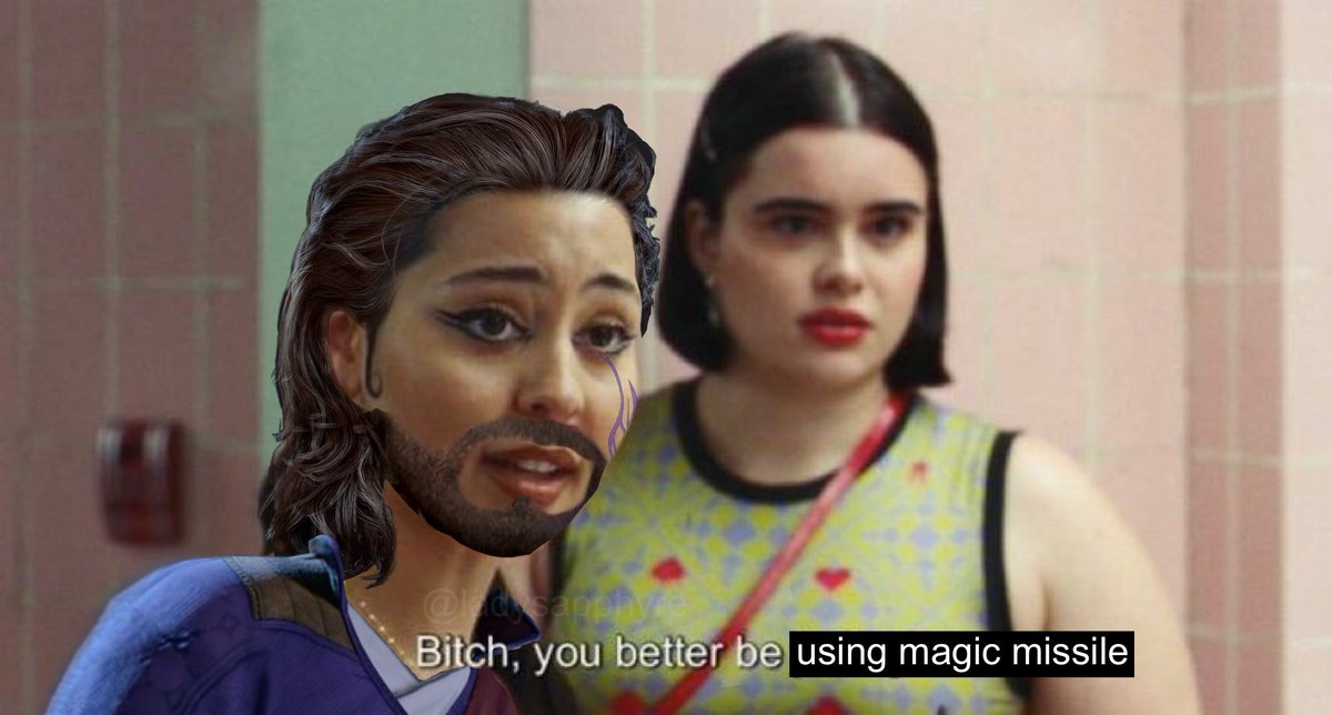 “Just go for the Magic Missile and fire away. Never fails.”