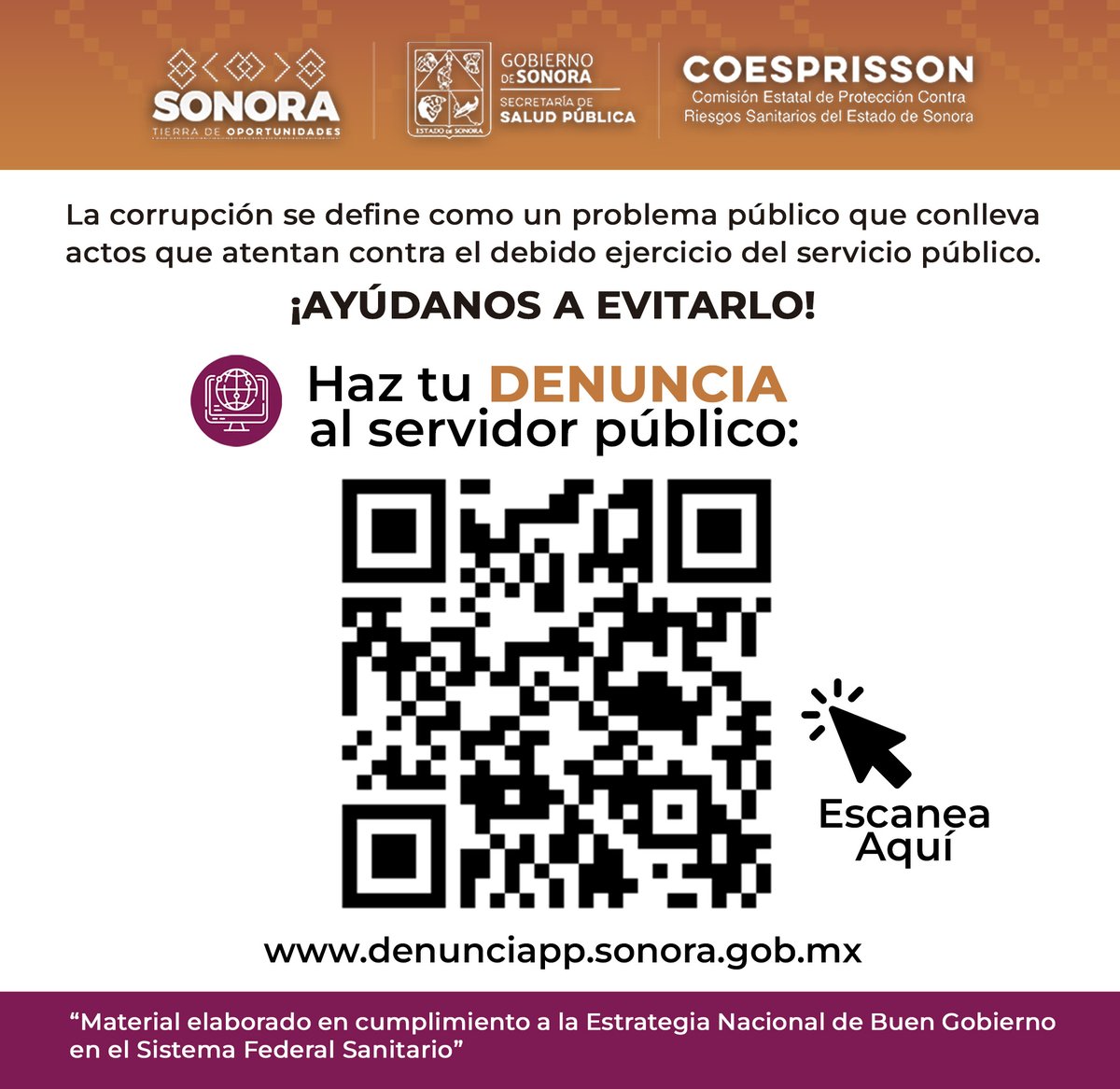 COESPRISSON's tweet photo. En #Coesprisson trabajamos de la mano con el gobierno federal de Sonora para construir un gobierno de ética e integridad en el servicio público. https://t.co/X7caNvKBmD