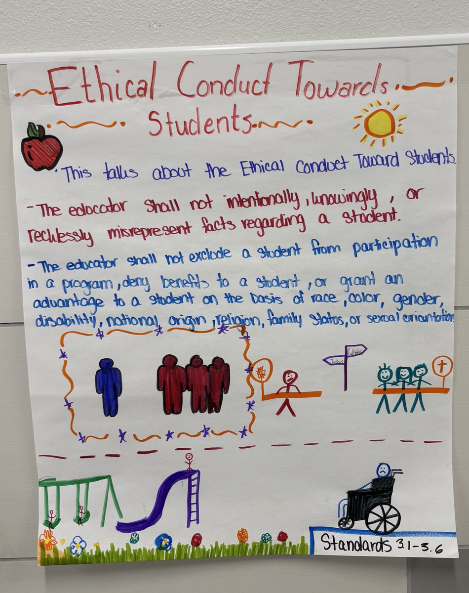 Principles <a href="/SocorroHS_Edu/">Socorro HS Education</a> students learning about teacher ethics! 
🍎✏️
<a href="/VGomez_SHS/">Veronica Gomez</a>