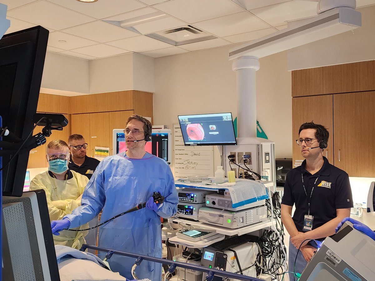 WVU GI Fellowship (@wvu_gi) on Twitter photo In session two, Dr. Chris Thompson <a href="/MetabolicEndo/">Chris Thompson, MD</a> is performing a live case of E-POEM for the treatment of Achalasia.
<a href="/SkipKrafftMD/">Skip Krafft, MD</a> In session two, Dr. Chris Thompson <a href="/MetabolicEndo/">Chris Thompson, MD</a> is performing a live case of E-POEM for the treatment of Achalasia.
<a href="/SkipKrafftMD/">Skip Krafft, MD</a>