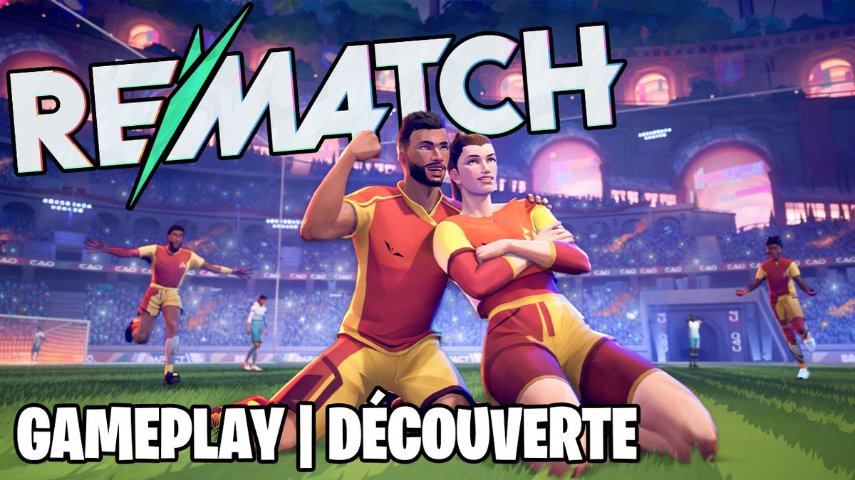 Stim971's tweet photo. Gameplay sur #Rematch qui sort en Juin : https://t.co/VWpJkyUZue

J'ai quelques codes si vous voulez je prendrais dans les retweets. https://t.co/W2QL1i29II
